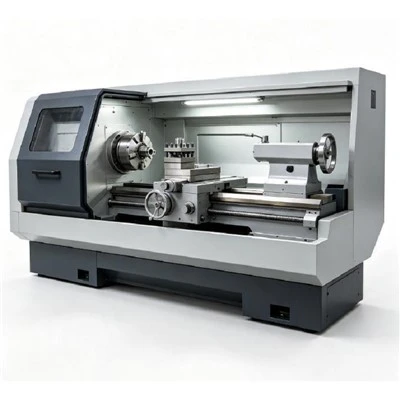 টুইন স্পিন্ডল অনুভূমিক CNC লেদ